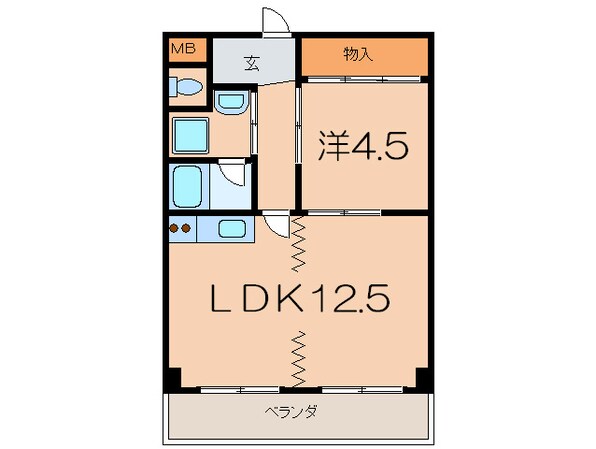 グリ－ンハウス吉の物件間取画像